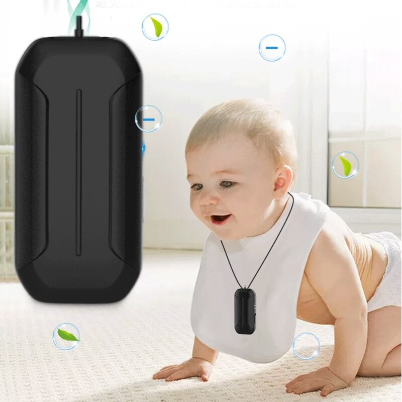 Personal Wearable Mini Portable 580MAh Battery 20 Million Negative Ion Hanging Neck Air Purifier Car Purifier