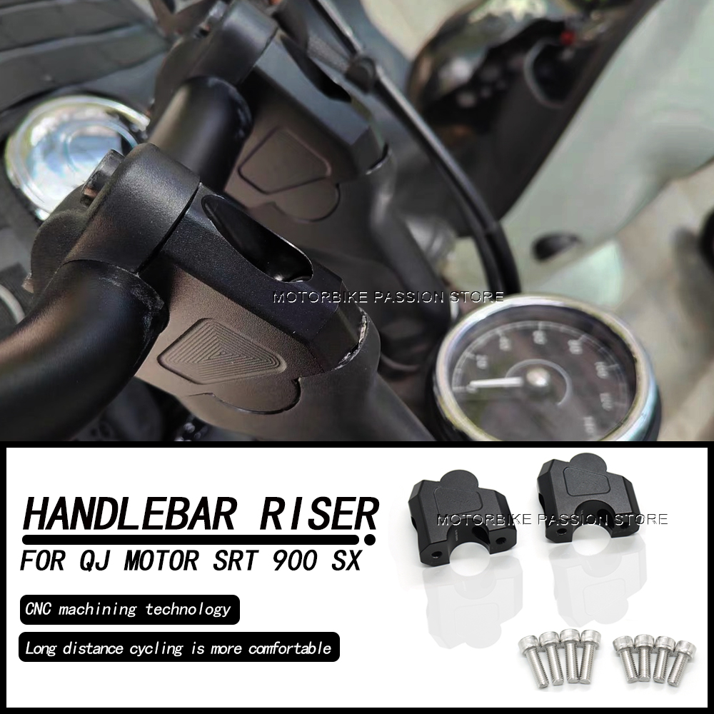 Motorrad Lenker Riser Bar Montieren Griff Erhöhung Clamp Pit Motorrad Zubehör Für QJ Motor SRT 900 SX 900 sx 900SX