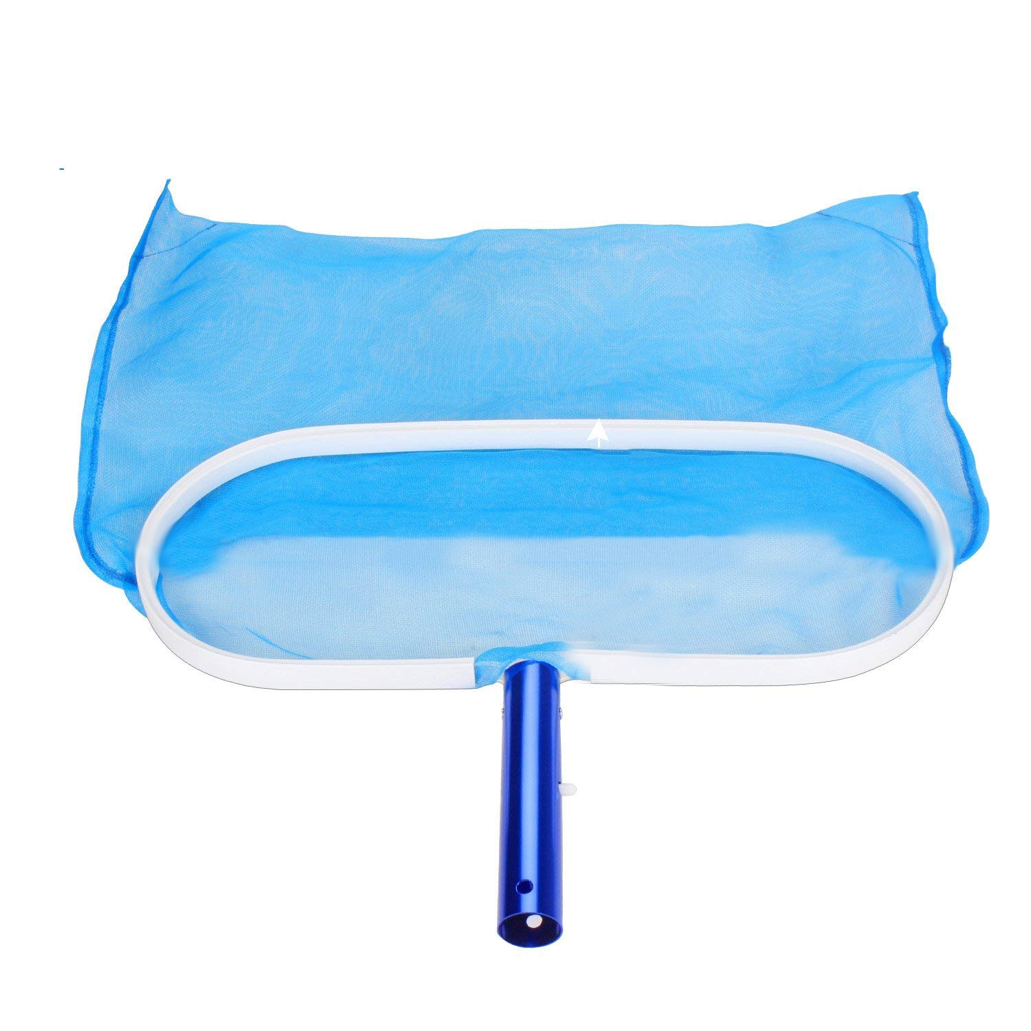 Heavy Duty Deep-Bag Pool Net Pool Skimmer Leaf Skimmer Rake - Fine Mesh Net for Cleaning Pool, Tub, Spa, Removing Leaves &