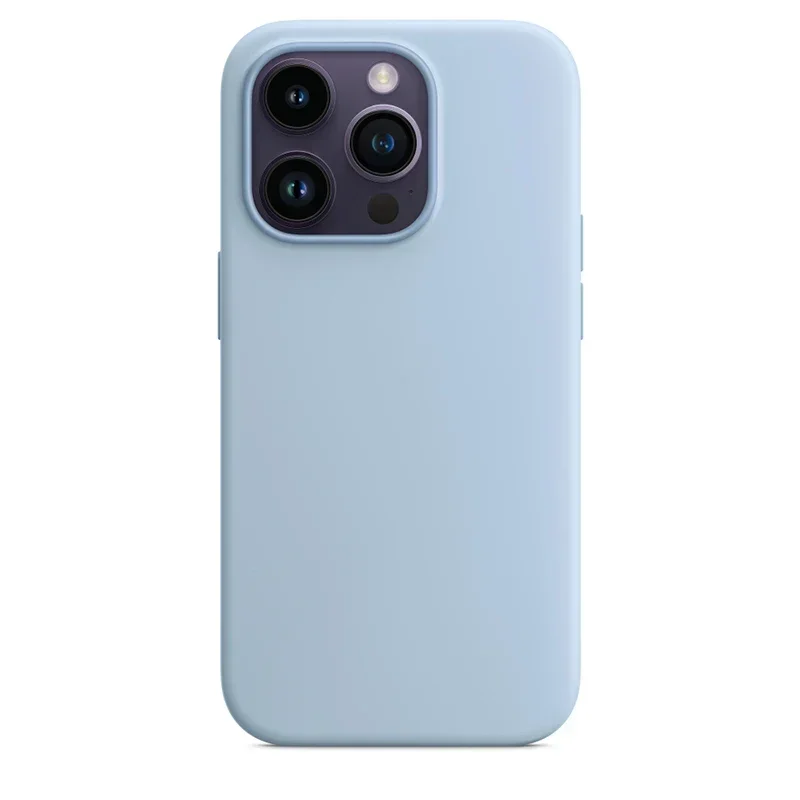 Funda de silicona líquida de animación oficial para iPhone 13 Pro Max 13 Mini con funda Magsafe, funda protectora de carga inalámbrica