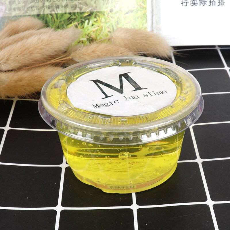 110ml pâte à modeler moelleux Slime polymère argile Super léger doux coton breloques pour Slime Kit Antistress jouets: Jaune