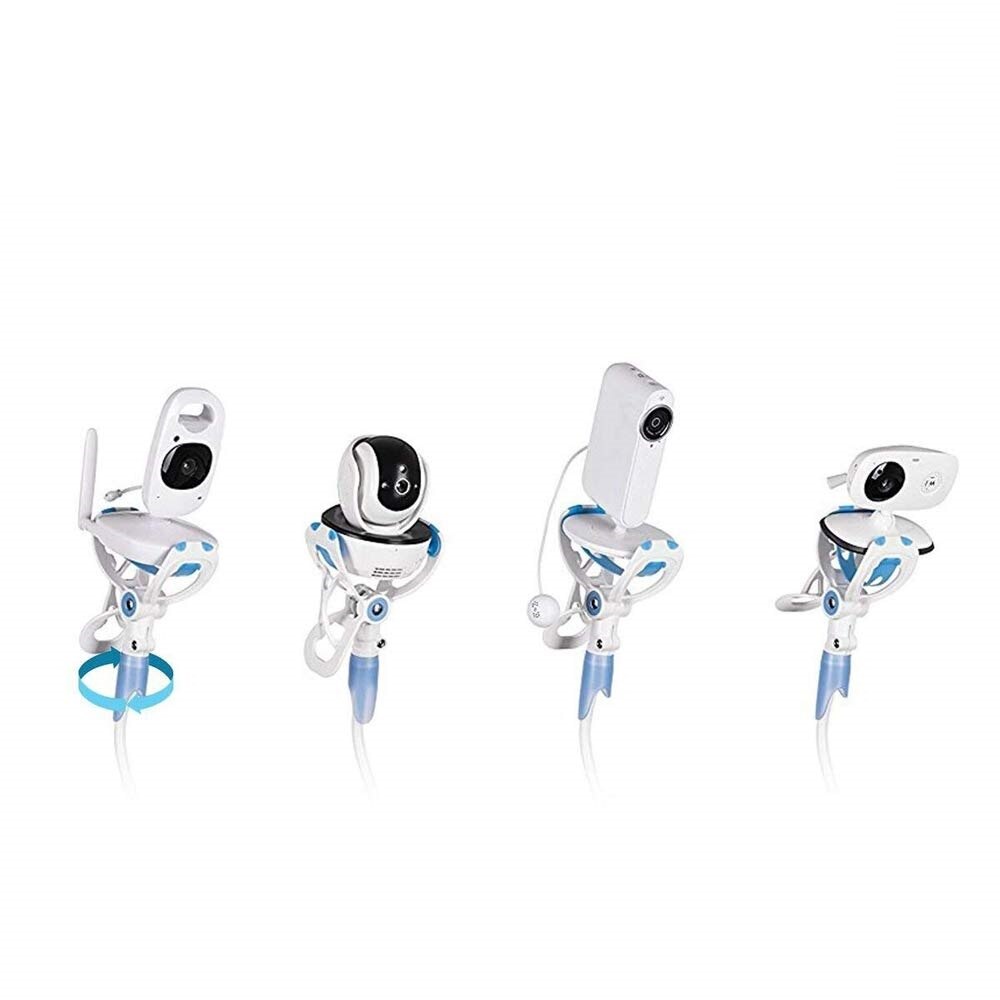 Soporte de teléfono Universal multifunción soporte de cama soporte perezoso brazo largo ajustable Monitor de bebé montaje en pared soporte de cámara estante