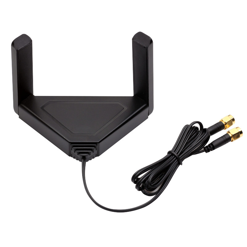 1 Pair Universal Desktop Laptop Managetic Antennas Wireless Wifi External Antenna for Wifi Card Adapter Intel AX200 9260: 120cm Managetic