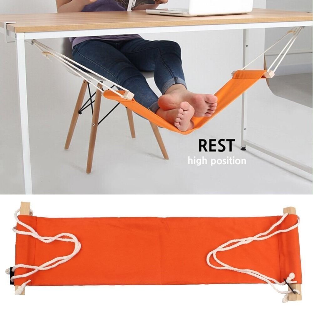 Hamaca para pies sencilla y creativa, reposapiés informal para escritorio, silla colgante, muebles, columpio