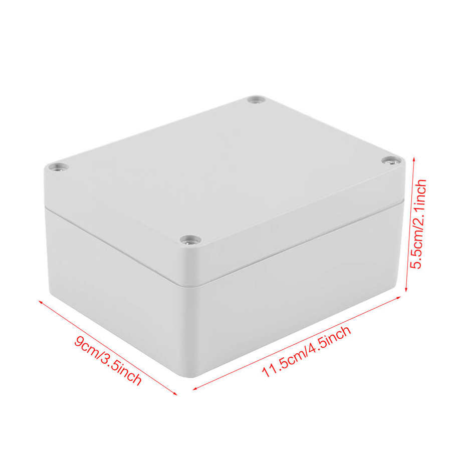 Waterproof IP65 ABS Electrical Project Box Enclosure Instrument Case Electrical Project Box ABS Outdoor Junction Box Housing: B
