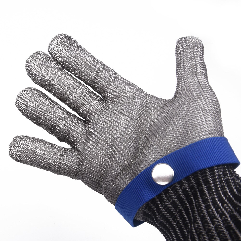 Stainless Steel Metal Mesh Butcher Glove Safety Cut Proof Stab Resistant Hppe Cut Glove Steel Wire Glove