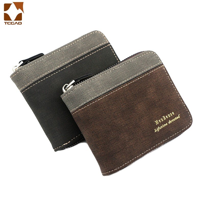 Mannen Kleine Portemonnee Mannen Grote Capaciteit Bifold Purse Id Credit Card Holder Purse Organizer Met Rits Portemonnee Voor Credit kaart