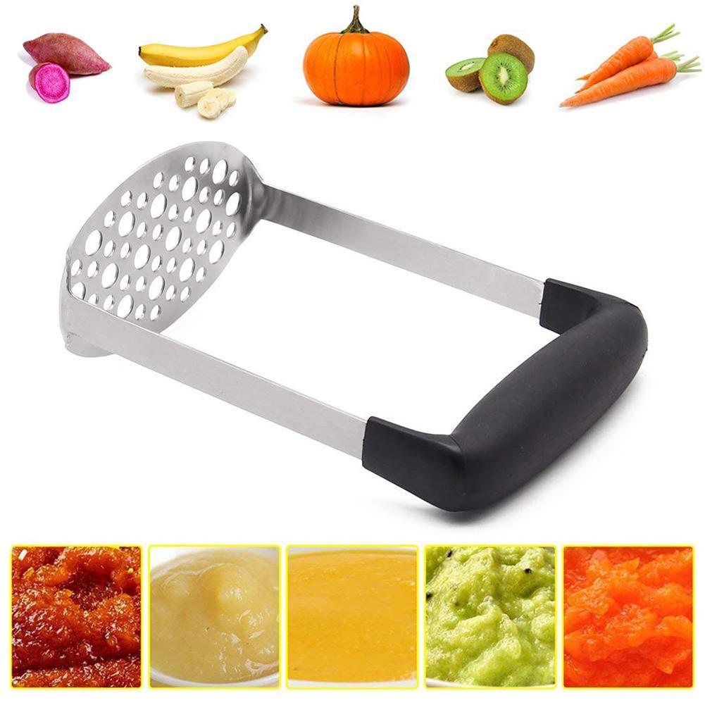 Pokich Stainless Steel Potato Machine For Potato Fruit Vegetable Juicer Presser Potato Mashers Ricers for Kitchen Cooking Tools