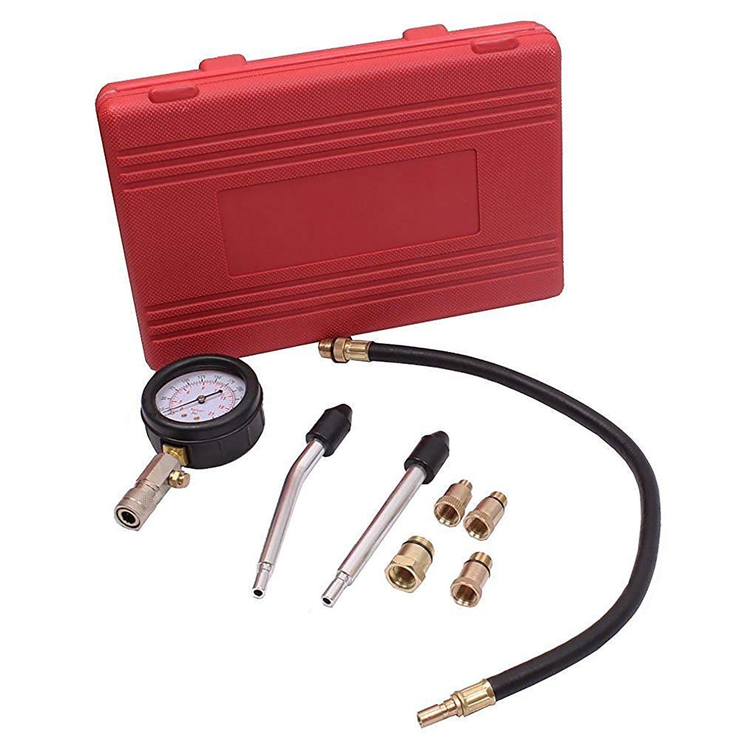 Petrol Engine Cylinder Compression Tester Kit for Automotive Motorcycle Tool Kit