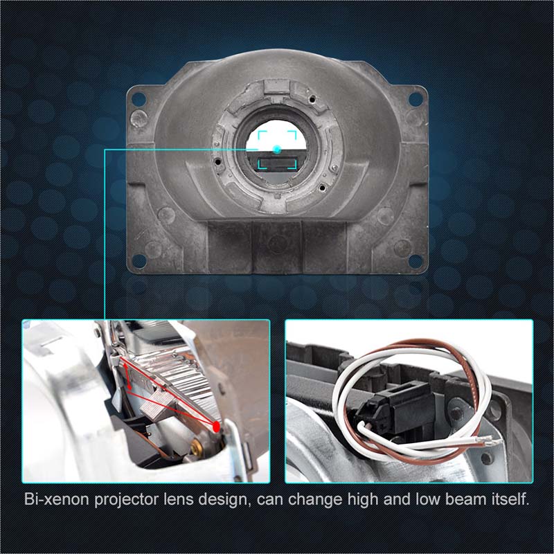 3,0 zoll Q5 H7 HID Xenon LED Scheinwerfer Bi Xenon Volle Metall Projektor Objektiv für Auto Styling kopf licht lampe linsen