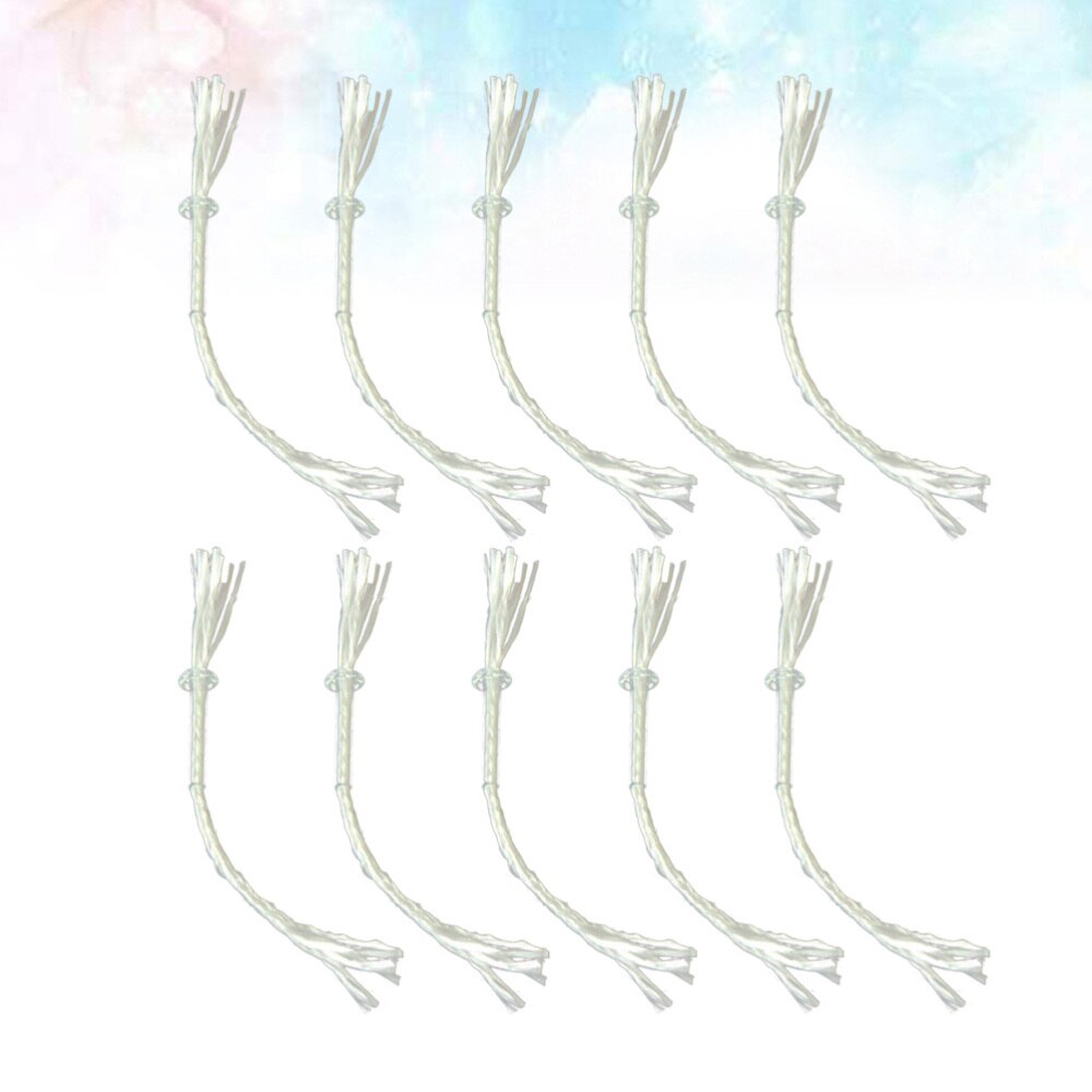 10pcs Fiberglass Wick Bottle Alcohol Oil Lamp Kerosene Burner Stove Wick