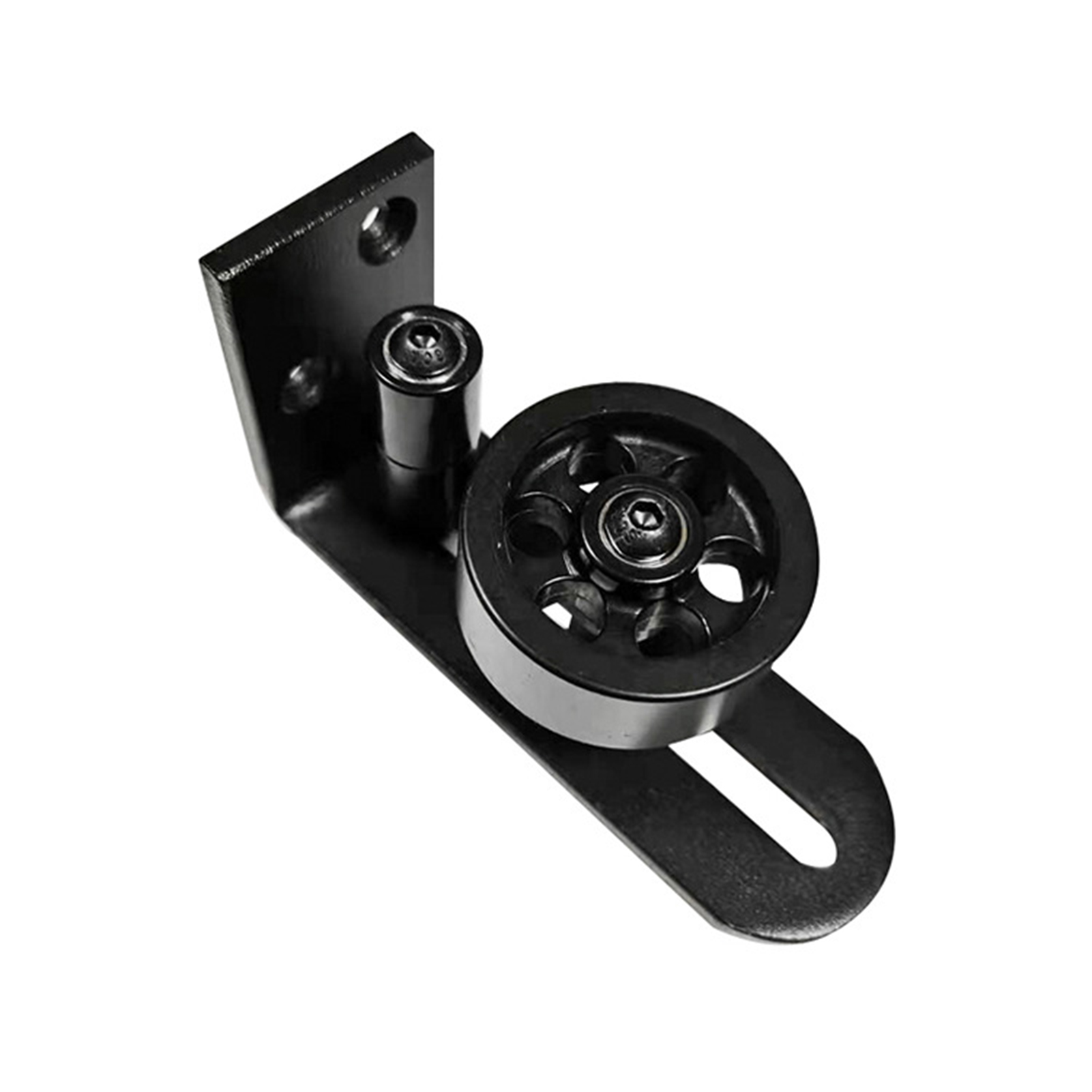 Adjustable Channel Stay Hardware Sliding Wall Mount Roller Carbon Steel Barn Door Floor Guide 8 Different Setups Home Bottom