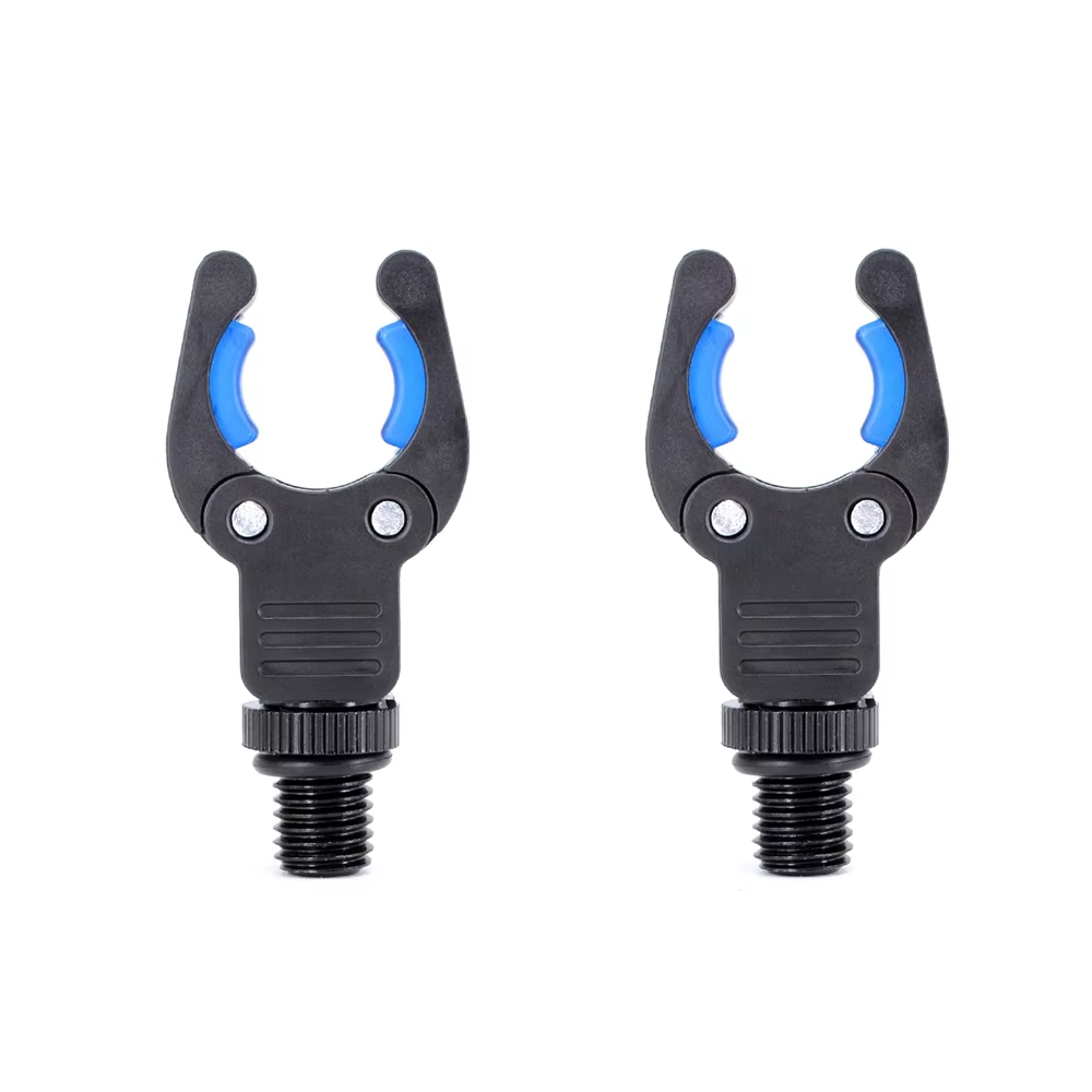 Hirisi 2 stks Karper Hengelsteun Hoofd Butt Hengel Houder Kunststoffen Grijper voor Vissen Alarm en Buzz Bar AC143: Blauw
