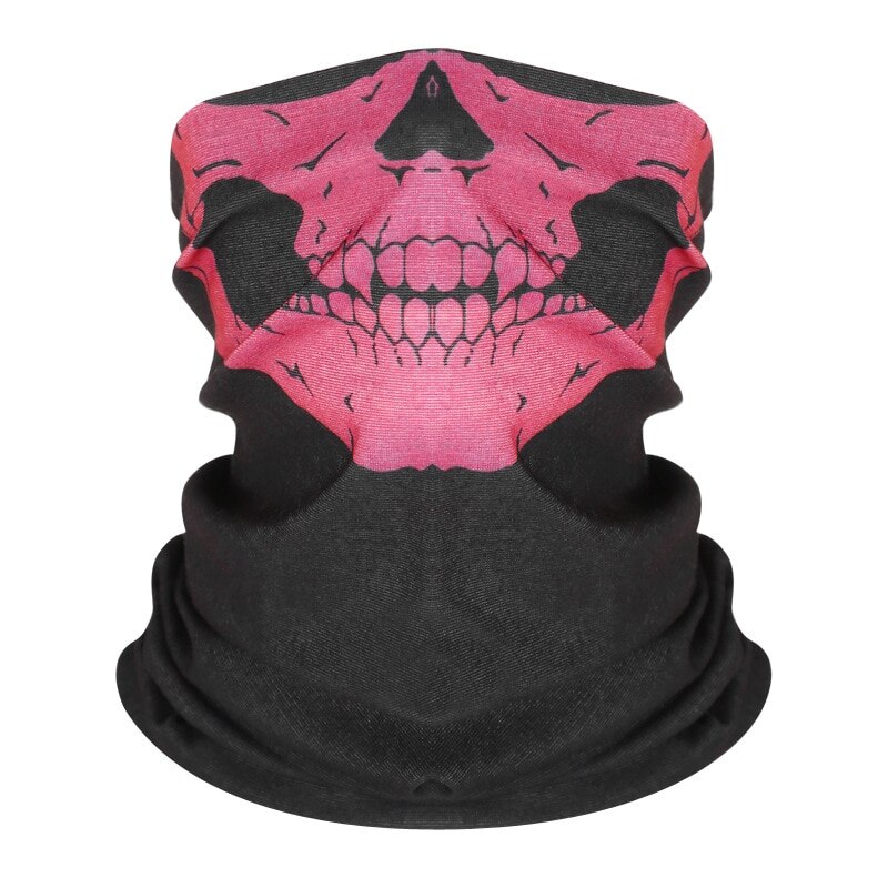 Cycling Outdoor Skull Seamless Balaclava Magic Scarf Men Women Sun Protection Bandana Neck Gaiters Riding Camping Scarf: 7 -1pc