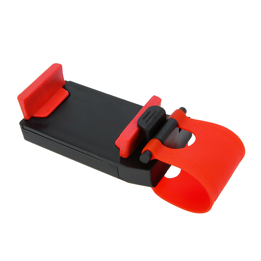 Autostuur mobiele telefoonhouder, universele auto GPS mobiele telefoon clip-on houder multifunctionele auto-interieuraccessoires