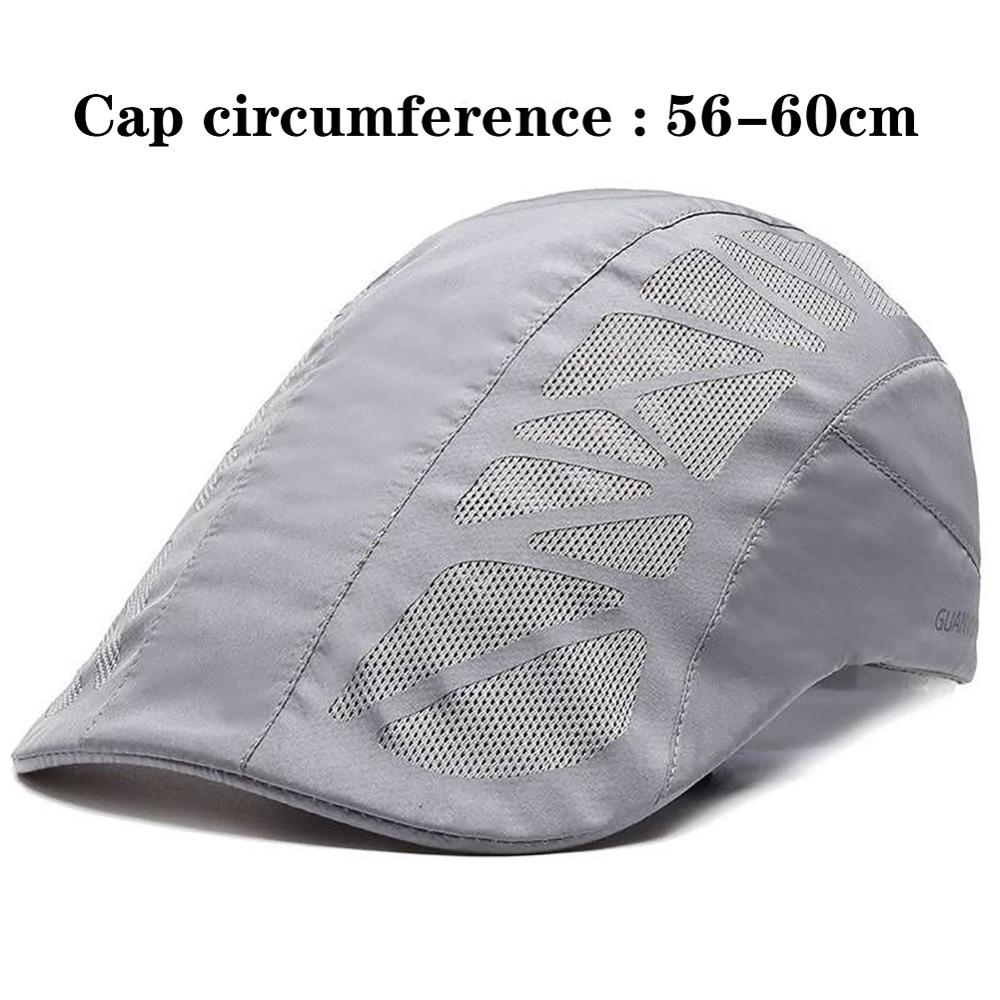 Summer Casual Beret Hat Flat Cap Gatsby Hats Adjustable Breathable Boina Mesh Caps For Adult and Kids: H Adult