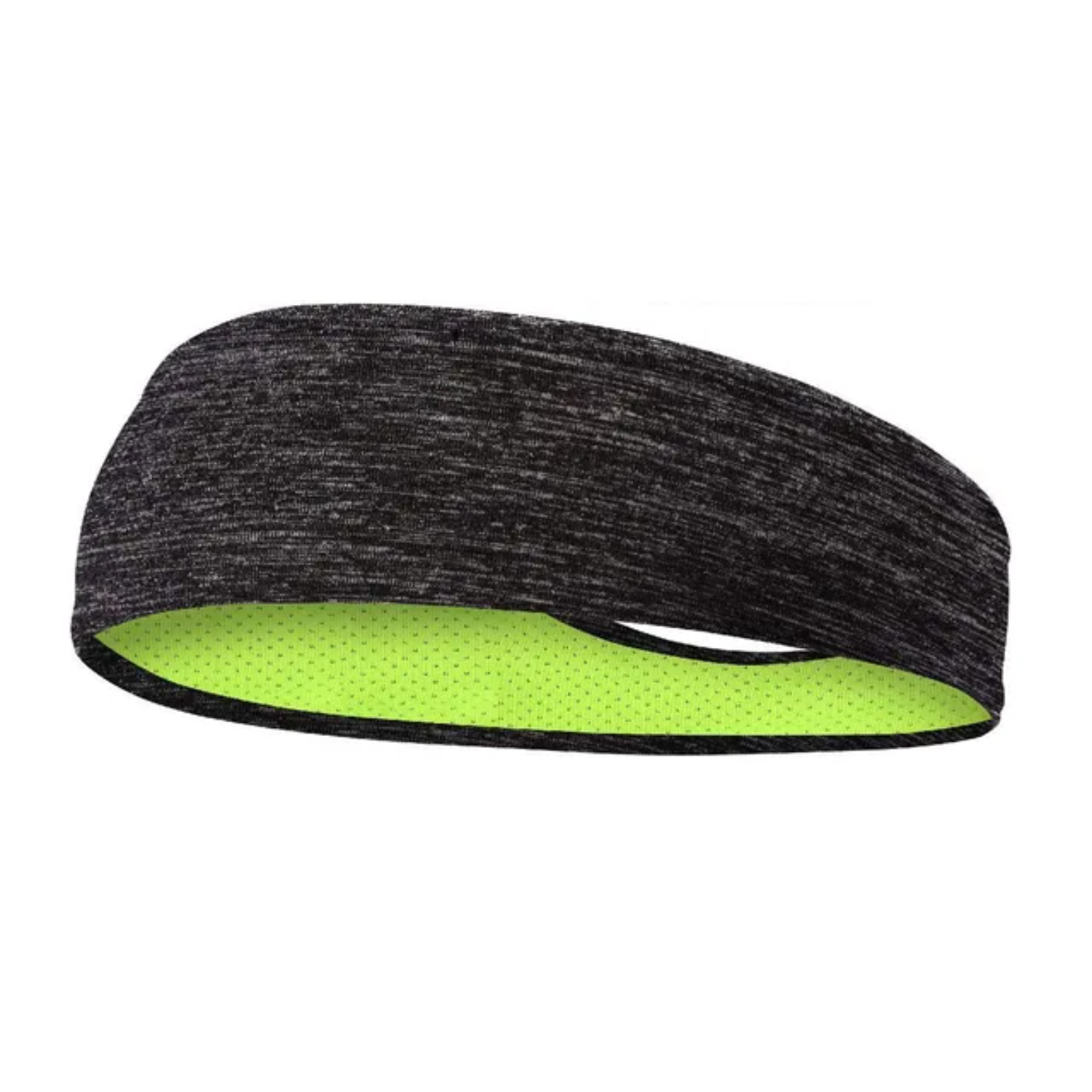 Banda para el sudor para hombres y mujeres, diademas deportivas elásticas, diademas para Yoga, diadema, accesorios deportivos para el cabello, banda de seguridad: Negro