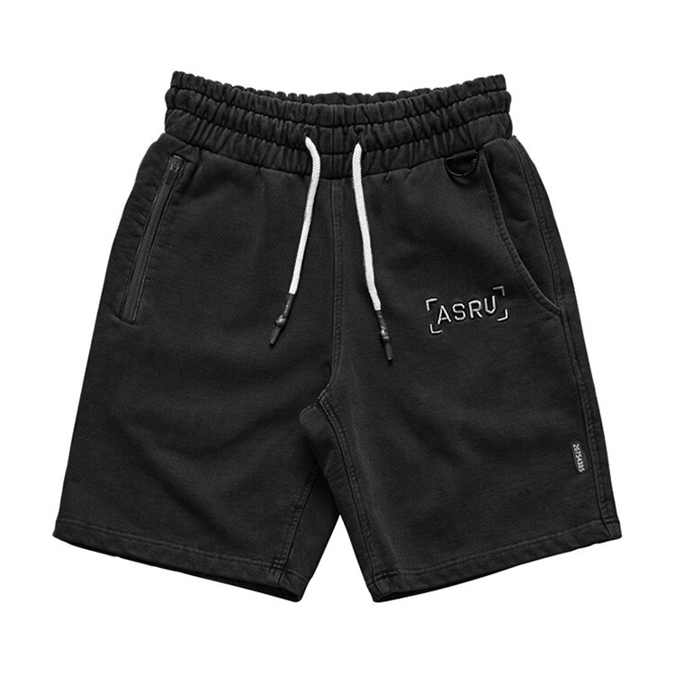 Mannen Plus Size Straight Vijf-Punt Shorts Strand Broek Casual Multi-Pocket Sport Boardshorts Losse Lichtgewicht Shorts gym: Black / XXXL