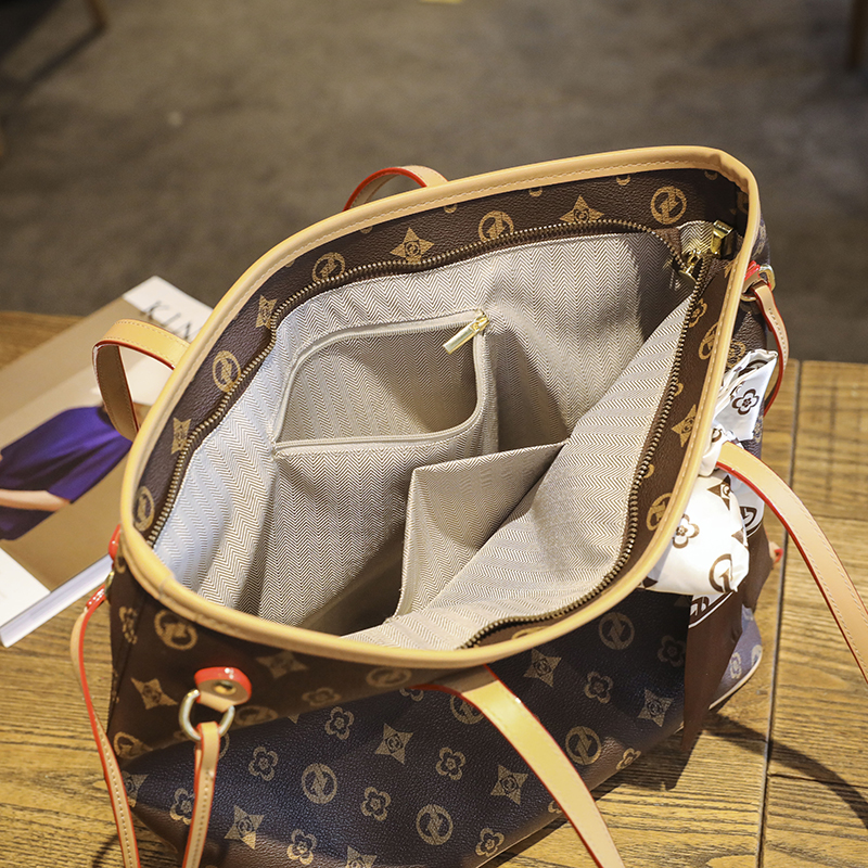 Luxury Brand Top-Handle Bags Leather Bags for Women Ladies Large Top-handle Shoulder Crossbody Sling Composite Bag