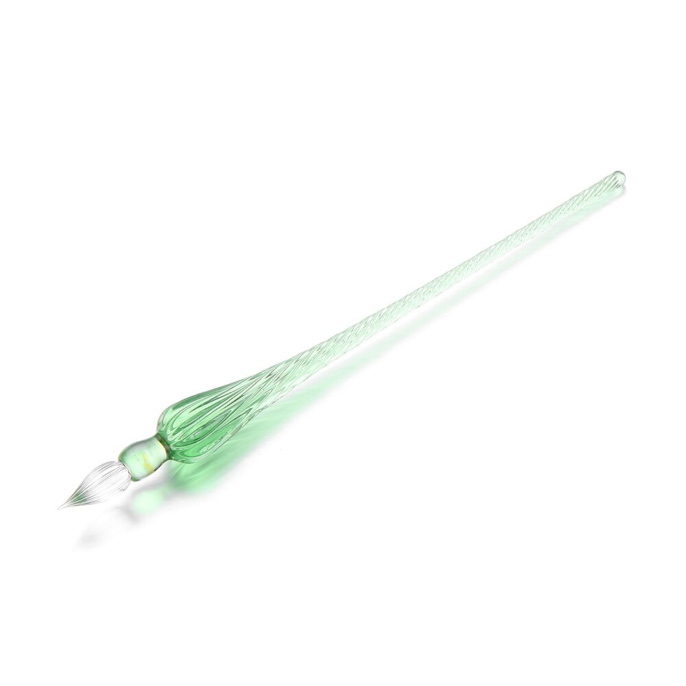 Lapicero clásico Dip de vidrio, 1 Uds., lapicero de tinta de relleno de firma, bolígrafos estilográficos hechos a mano, suministros de pintura: Type2-5