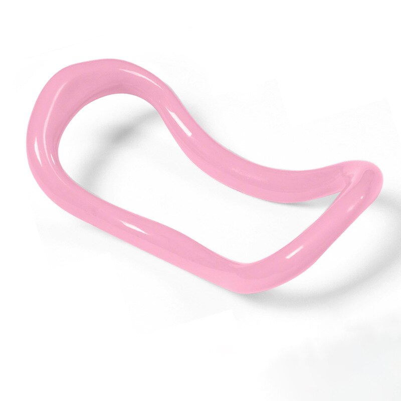 Anillo mágico de Yoga Para Pilates, rueda deportiva Para gimnasio, accesorios de Fitness, accesorios de entrenamiento Para espalda, herramientas, Utensilios: Rosa