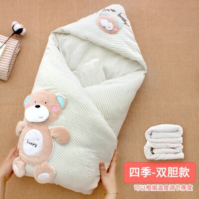 Warm Baby Slaapzak Puur Katoen Slaap Zak Zachte Slaap Zak Anti Kick Quilt Slaapzakken Baby Voor Herfst Winter sleepsack: 11