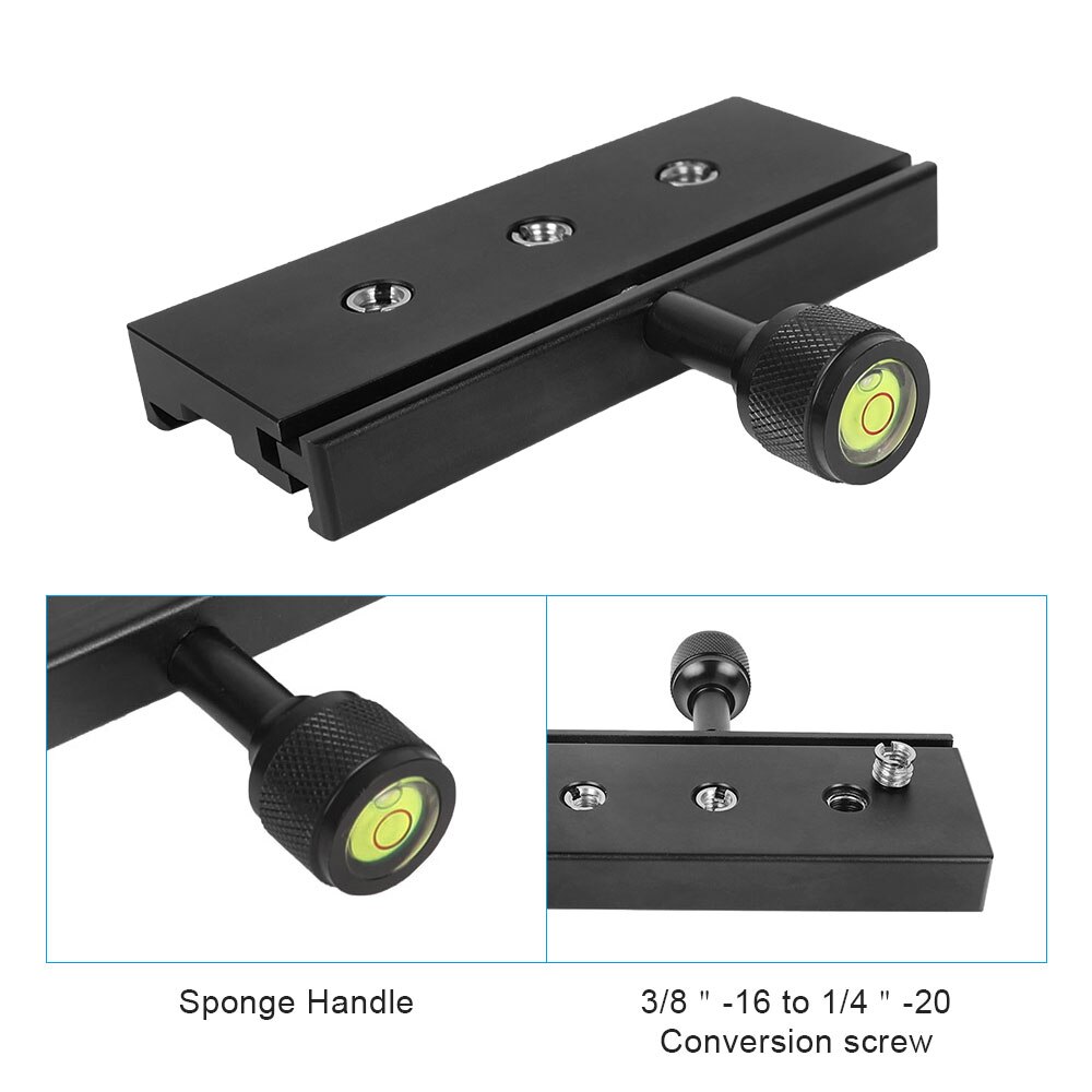 KIMRIG 120mm Quick Release Plate Clamp - Arca Swiss Style Tripod Mount for DSLR Cameras