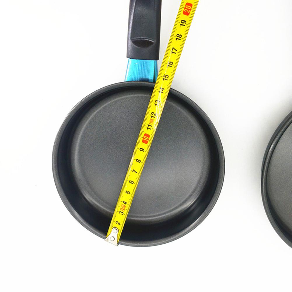 14/16/18cm Mini Non-sticky Flat Base Frying Pan Household Nonstick Pancake Egg Cooking Pans Anti-scalding Handle