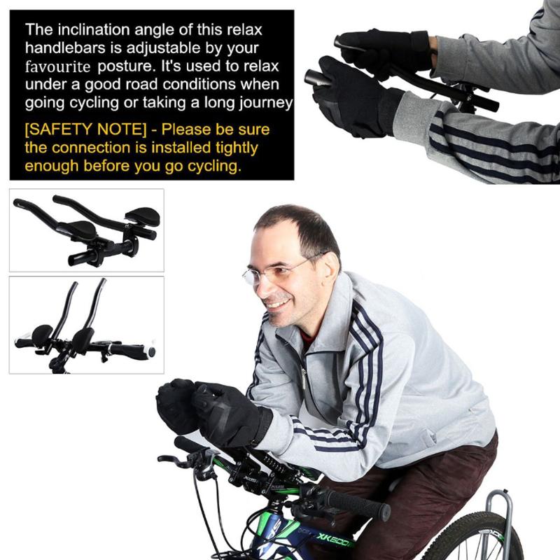 WEST BIKING 2x Bicycle TT Handlebar Rest MTB Road Bike Handlebar Extension Aero Bar Cycling Equipment Bike Accessories