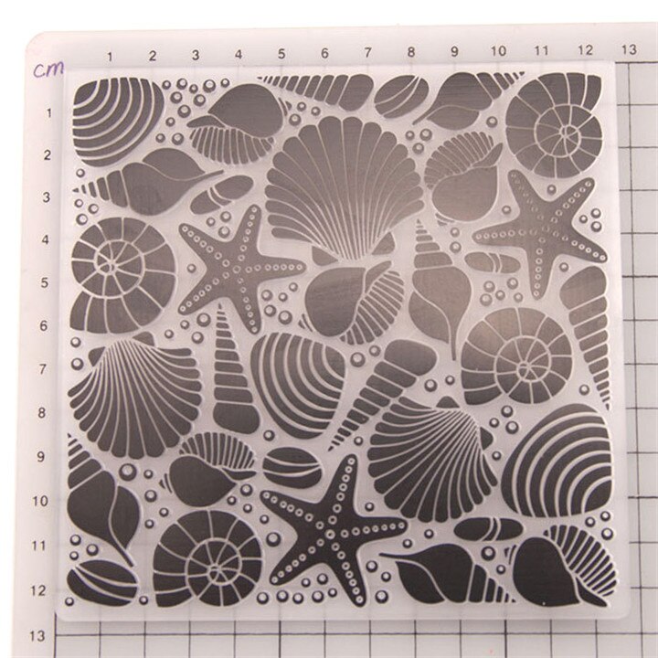 1 pcs Embossing Folders DIY making Paper Cards Craft Card stencil Scrapbook Template Plastic transparent Stamps Wedding Decor: Red