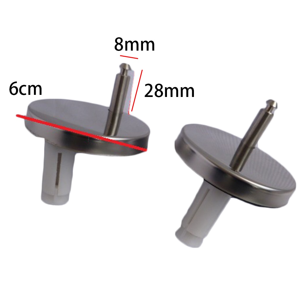 1 Pair Top Fix WC Toilet Seat Hinge Fittings Quick Release Hinges Replacement Hinges Fittings Arrivals
