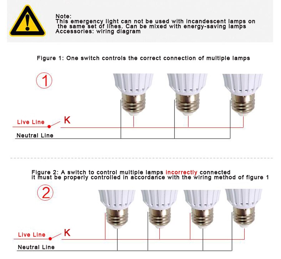 Led Noodverlichting Lamp Automatische Opladen 5W 7W 9W E27 AC85-265V Koud Wit Oplaadbare Batterij Lamp Firefighter led Lampada