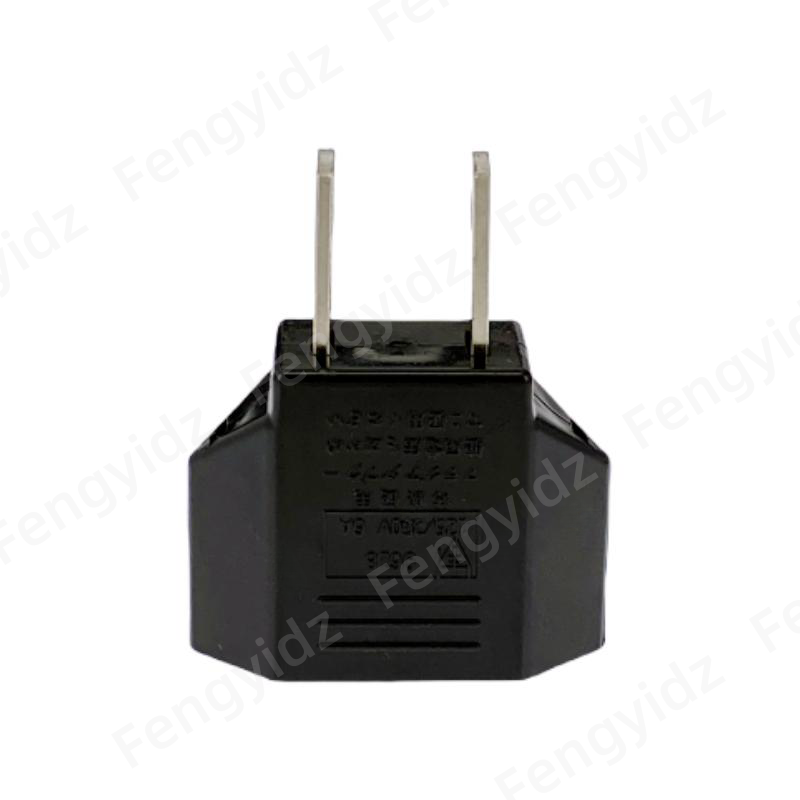 Amerikansk reiseadapter euro til mexico canada amerikansk stikkontakt strømadapter eu til ca mx amerikanske stikkontakter ac pluggkonverter uttak: Svart