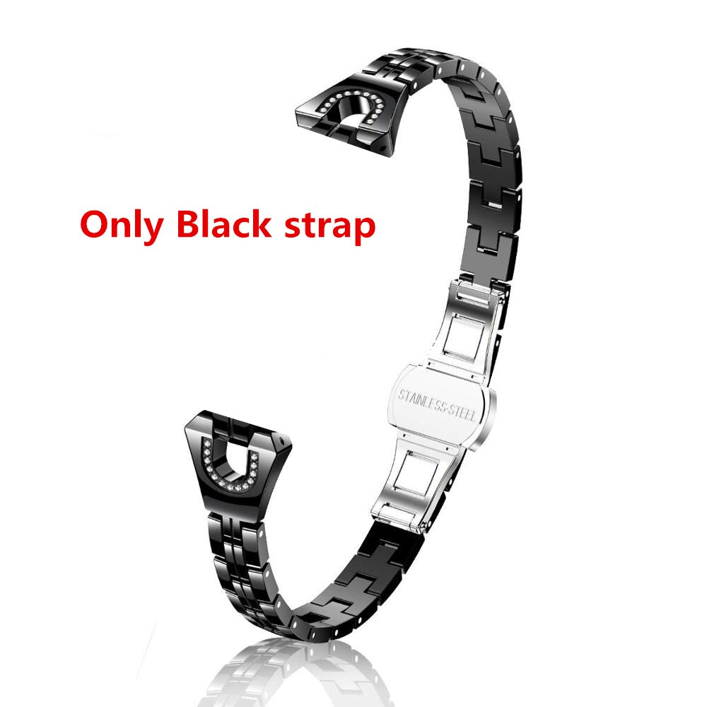 TMYIOYC H8 Intelligente Banda Delle Donne di Fitness Tracker 24-ore di Pressione Sanguigna Monitor di Frequenza Cardiaca Passo Intelligente Wristband Del Braccialetto per ragazza: Only black strap