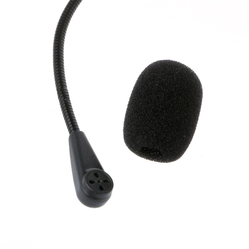 Motorcykel hörlurar högtalare intercom tillbehör 3.5mm jack plug & clip för  v4 v6 e7ca