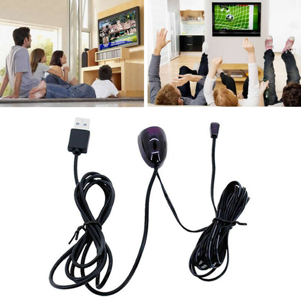 Practical USB Adapter Infrared IR Remote Extender Repeater Receiver Transmitter Applies to All Remote Control Devices #