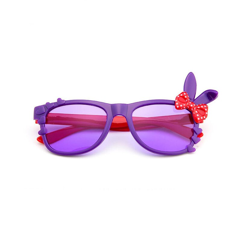 Gafas de sol con orejas de conejo para niños y niñas, anteojos de sol bonitos para niños de 2 a 8 años
