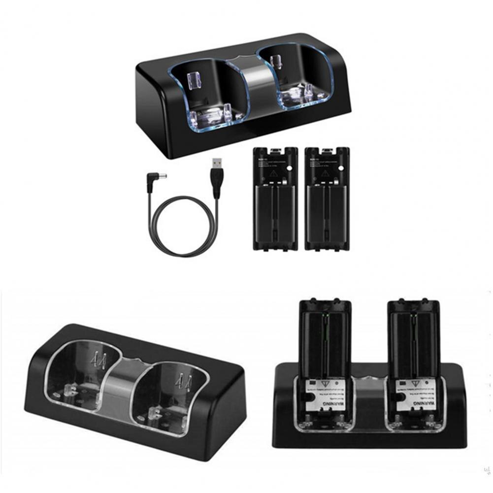 for Nintendo Wii Accessories Gamepad Charger Stand Charging Dock Station Game Console Accessory