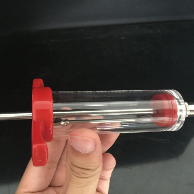 30ml BBQ Kalkoen Kip Smaak Injectoren Turkije Vlees Spuit Marinade Naalden Thanksgiving Dag Keuken Injectoren Koken Tool