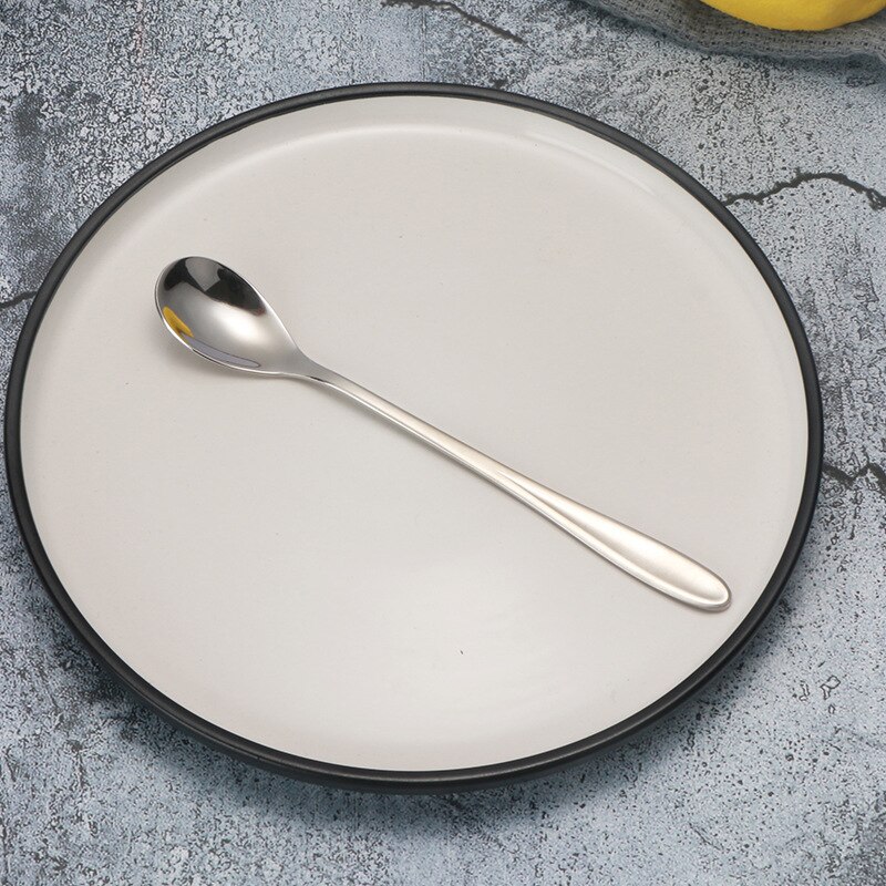 304 Stainless Steel Western Food Knife And Fork hanyi Series Steak Knife Dinner Fork Dessert Stirring Spoon Fruit Fork: Tip bing shao