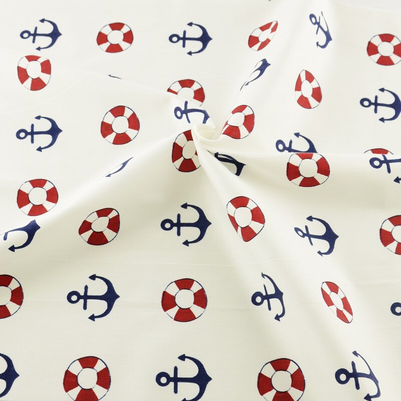 arrivals 50cmx160cm/piece ocean theme patterns cotton fabric tilda tecido for bedding clothing quilting patchwork