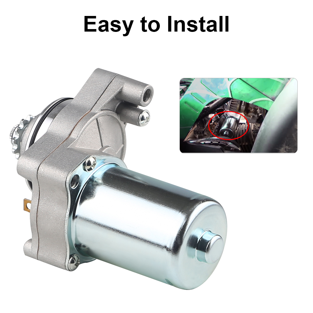 12V 3 Bout Starter Motorfiets Startmotor Elektrische Starter Voor Tao Tao 50cc 70cc 90cc 110cc 125cc 4 Wielers Atv Motor Starter