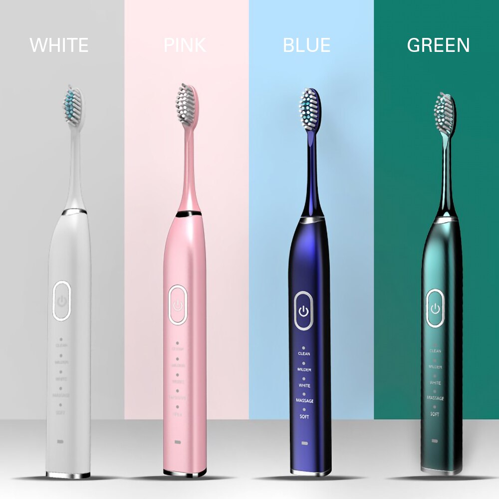VIP Ultrasonic Sonic Electric Toothbrush 10 Mode USB Rechargeable Electronic Tooth Brush Waterproof Teeth Whitening Dental Brush