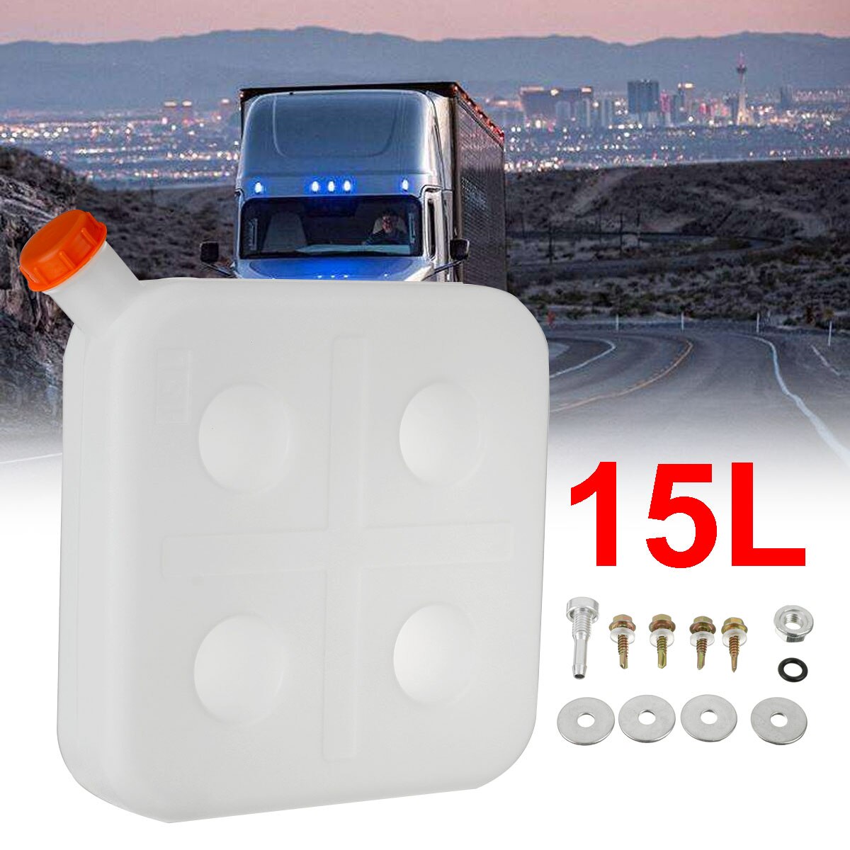 Universal- 15L Kunststoff Luft Standheizung Kraftstoff Panzer Benzin Panzer Öl Storge für Auto Lkw Luft Heizung Parkplatz Heizung Zubehör