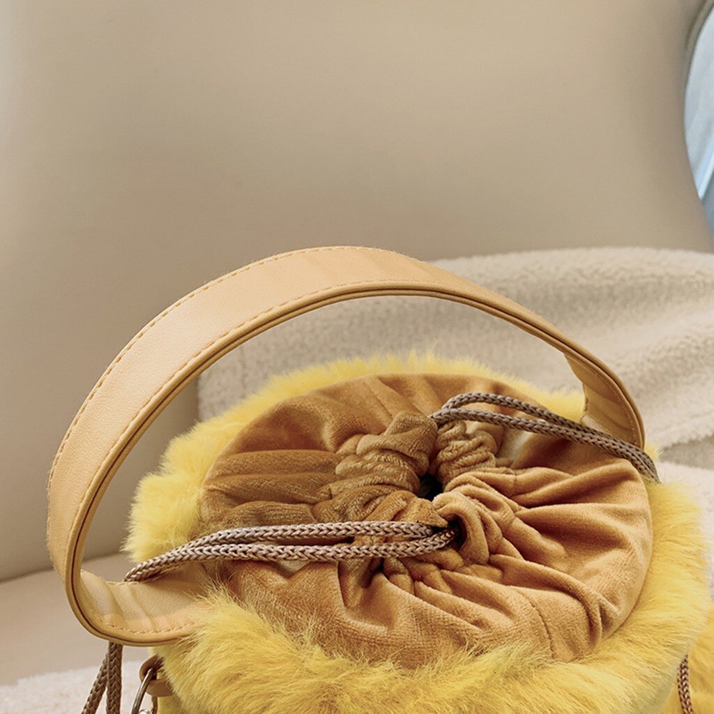 Plush Satchel Casual Wild Simple Shoulder Messenger Bagsports, travel, Business Crossbody Bag 1121