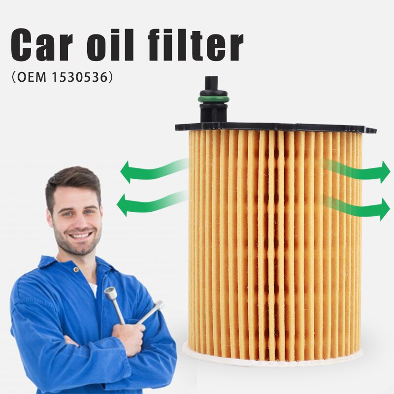Automobile oil filter, oil filter element, oil compartment, suitable for logo Citroen and Ford