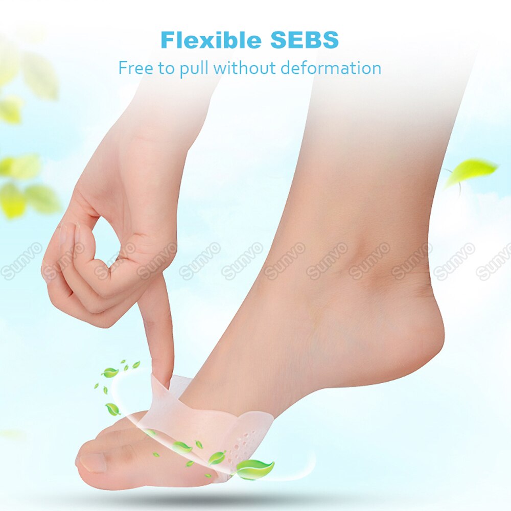 6 paires Silicone avant-pied coussinet pour femmes chaussures à talons hauts pied Blister soins orteils Inserts pied coussin avant-pied soulagement de la douleur Gel coussinet