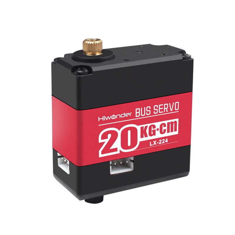 LX-224 20kg Three-port Bus Servo Intelligent Serial Robot Steering Gear High Torque High precision for Bionic Robots Joints