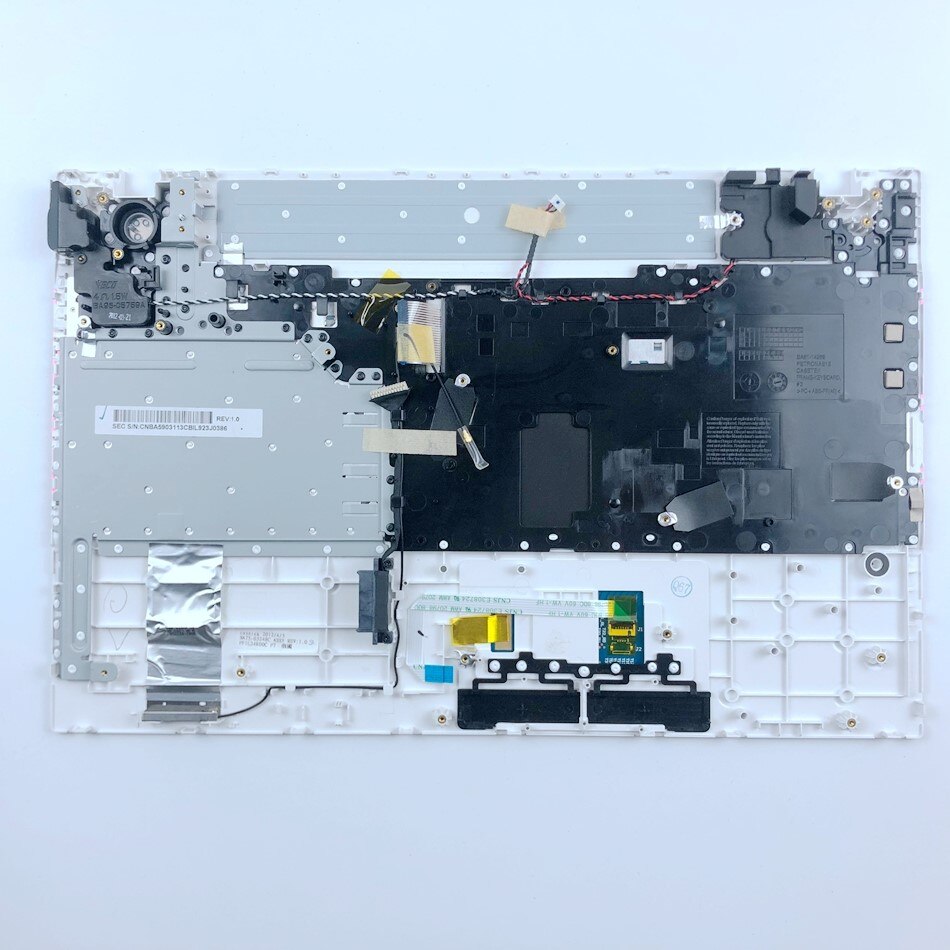 US Russian Laptop Keyboard touchpad palmrest for Samsung NP300V5A NP305V5A 305V5A 300V5A Black&White US RU Layout