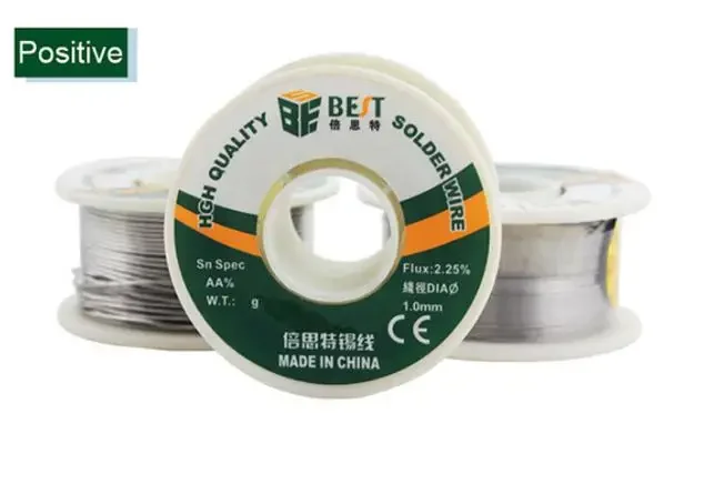 Fil d'étain à souder BEST0.3mm- 1.0mm 100g 60/40 fil d'étain fil d'étain fonte noyau de colophane meilleur 0.3mm-1.0 fil de soudure à souder rouleau